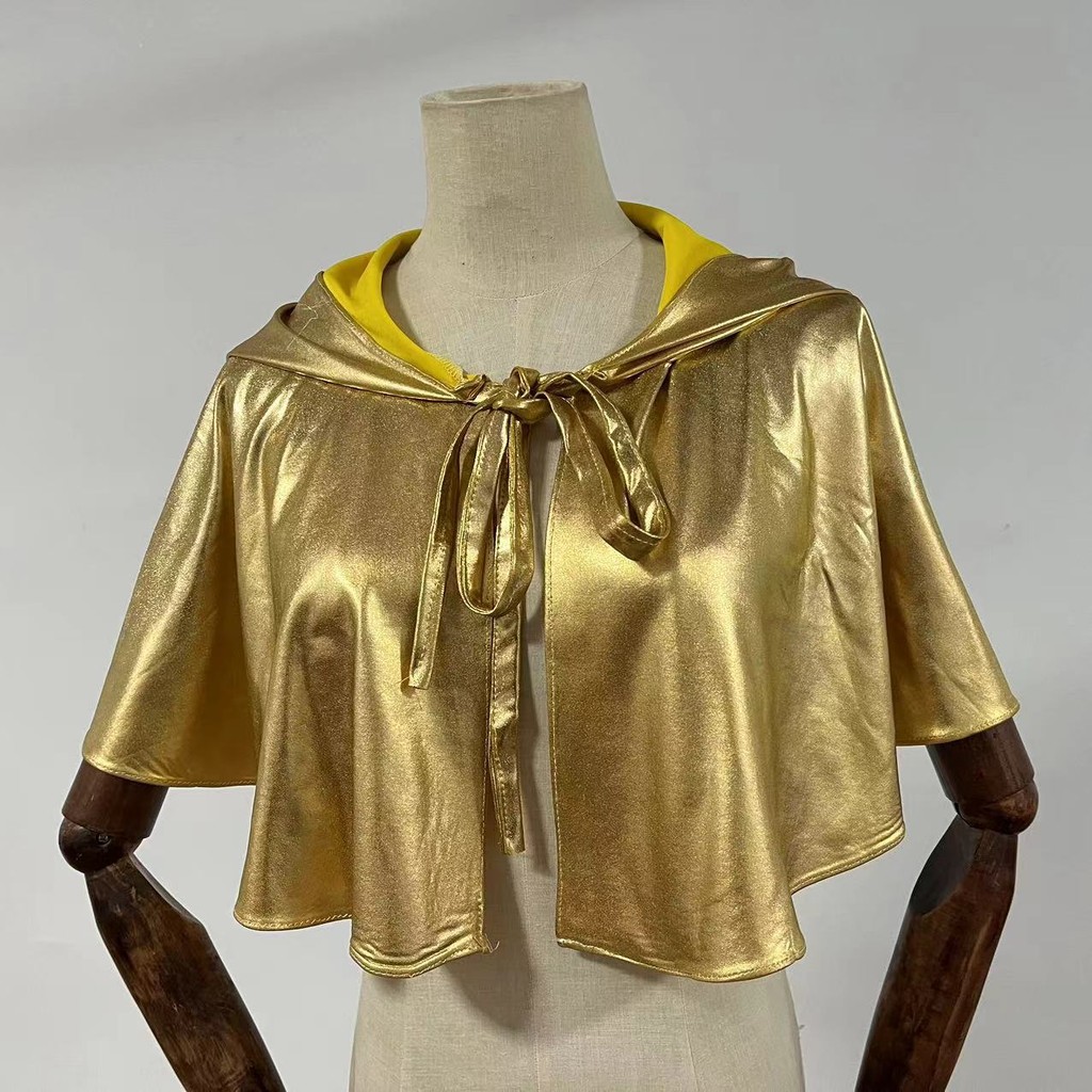 Fifth Personality Doctor ผ้าคลุมไหล่ขนาดเล็กสีเขียวสีฟ้าเงา Hooded Cloak คอสเพลย์คอสเพลย์เวทีเครื่อง