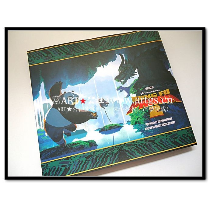 พร้อมส่ง ข้อเสนอพิเศษ Kung Fu Panda 2 การตั้งค่าภาพยนตร์ Original Art Collection The Art of Kung Fu 