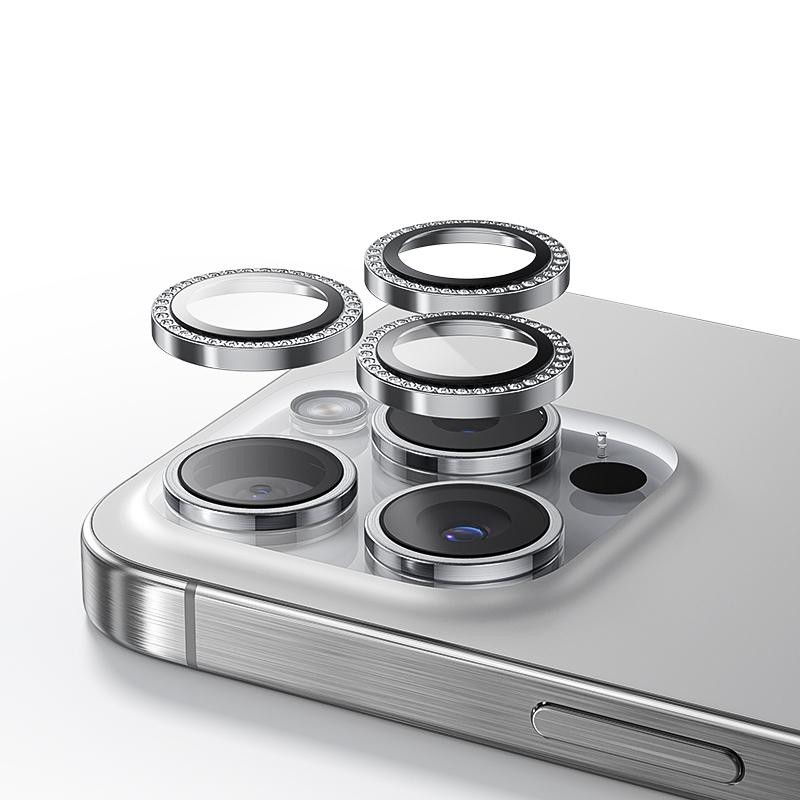 CASEBANG - ฟิล์มเลนส์โทรศัพท์มือถือดีไซน์เพชรแวววาวกระจก เหมาะสําหรับ iphone14-16