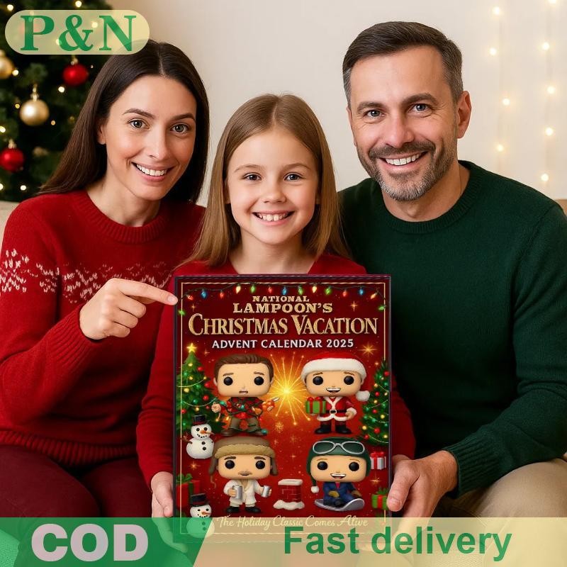 [P&N] Super Bows Halftime Shows ปฏิทินนับถอยหลังคริสต์มาส 2025 2D เครื่องประดับอะคริลิคแบบแบนกล่องเซ