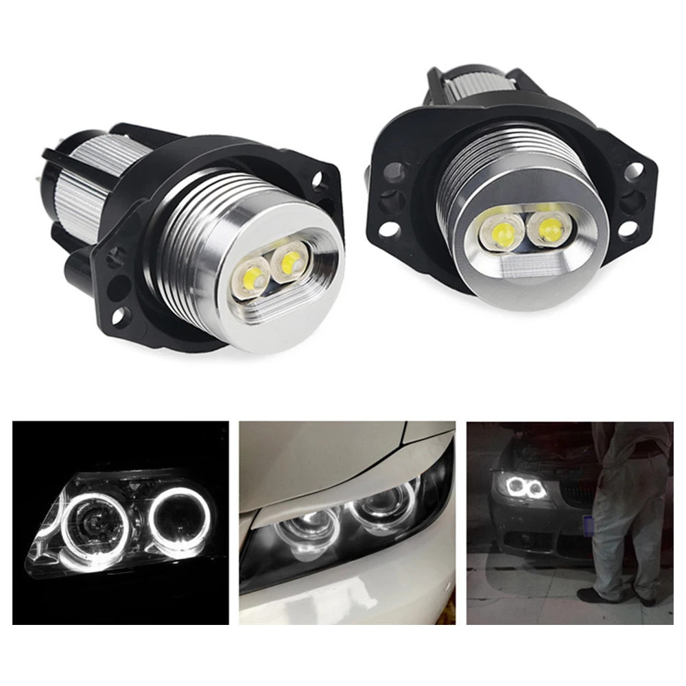 2PCS สําหรับ BMW E90 E91 6500k Led Marker Angel Eyes หลอดไฟสําหรับ BMW E90 ซีดาน/Saloon 03.2005-09.2