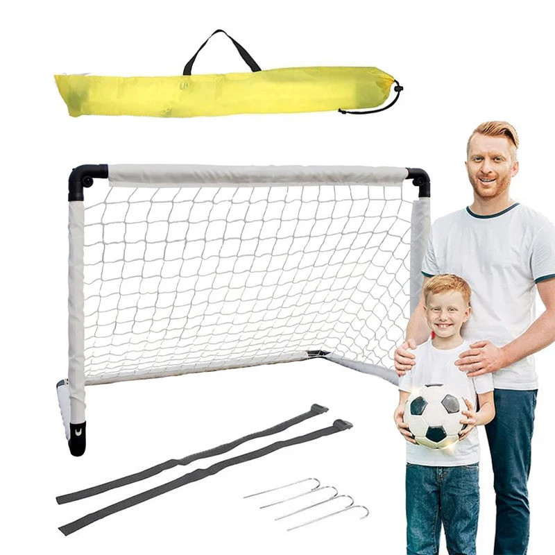 Portable Folding Youth Soccer Goal Installation-free Kid Football Goal Net Outdoors Indoors Sports F