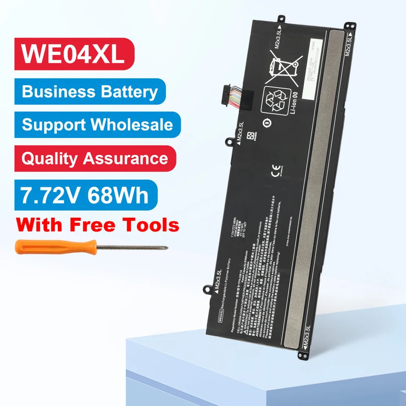 WE04XL แบตเตอรี่แล็ปท็อปสําหรับ HP X360 Spectre 14-EU 14t-eu000 14-eu0098nf, Envy X360 16-AC 16-AD 2