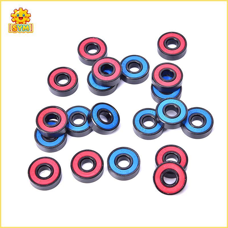 SYM11 10 ชิ้น/เซ็ต 608 2RS แบริ่ง Deep Groove เหล็กปิดผนึกลูกปืน 608RS 608-2RS [TH]