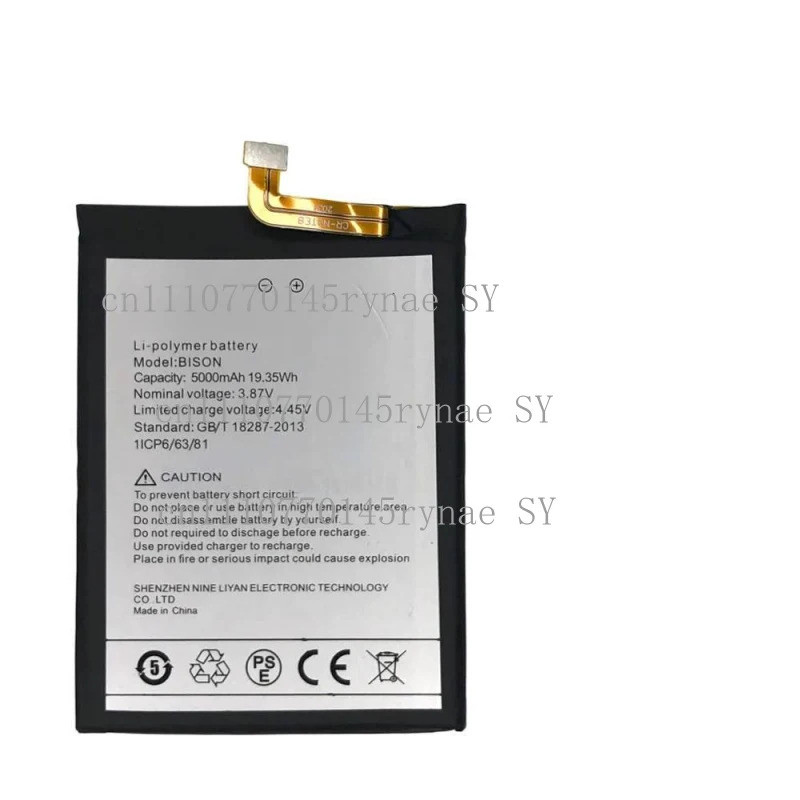 แบตเตอรี่ทดแทนสําหรับ UMIDIGI BISON GT2 5G BISON X10S พร้อมเครื่องมือฟรี