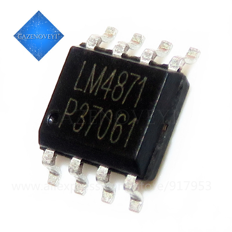 ชิป LM4871MX LM4871 4871 SOP-8 10 ชิ้น