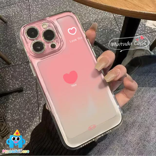 เคสใสไล่สีหัวใจ กันกระแทก สไตล์ฮิต Realme NOTE 70 50 60 X 15 14 X C85 C73 C63 C61 C53 C55 C25 C67 C71 5 C20 C75 C35