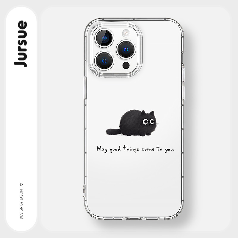 JURSUE เคสไอโฟน เคสนุ่มกันกระแทกมีสไตล์ตลก เคสโทรศัพท์ for iPhone 17 Air 16 15 14 13 12 11 Pro Max SE 2020 X XR XS 8 7 Plus พลัส MZ506658