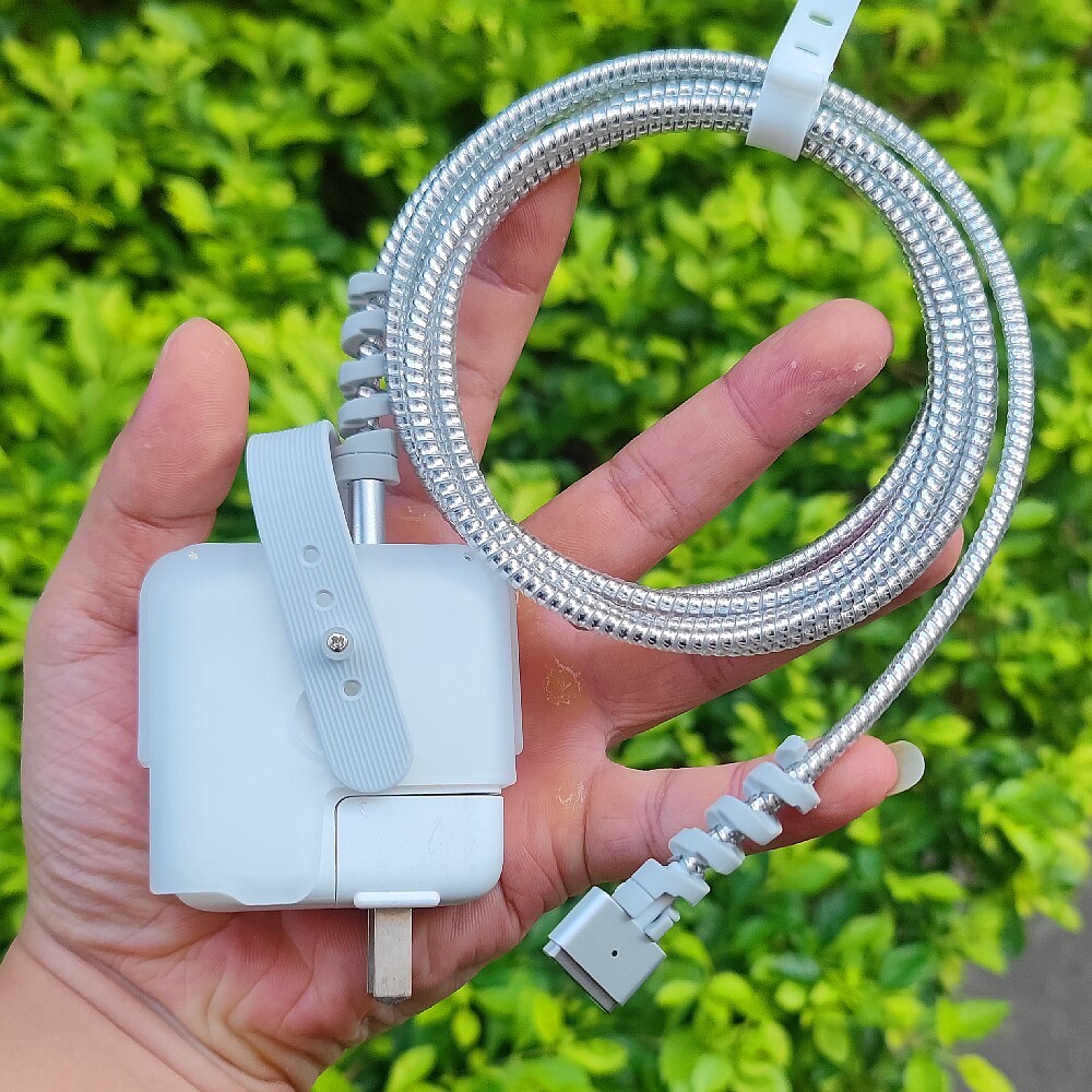 เหมาะสําหรับ Apple Macbook M3 M4 M5 สายเคเบิลข้อมูลป้องกันกรณี 30/35/70W Power Air Charger Case