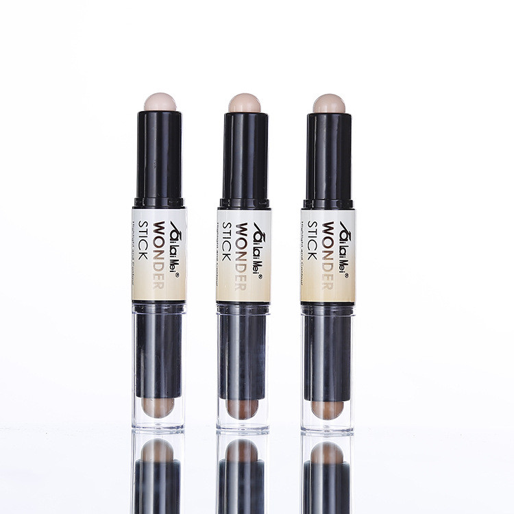 หัวสามมิติ Lay ปากกาสินค้าในประเทศ Face 2 แนวนอน Shadow Silkworm Light ปากกาไทยคอนซีลเลอร์ Highlight