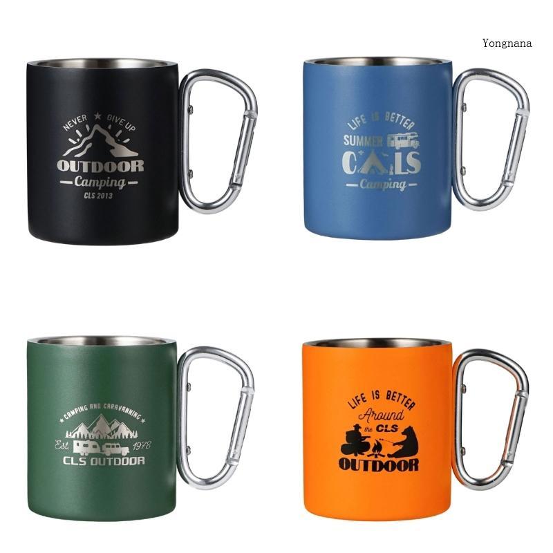 CH * แก้วกาแฟ Compact Camping Drinkware ถ้วยเดินทางสําหรับการเดินทางกลางแจ้ง Camping Home