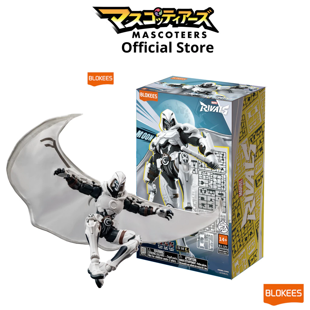 Blokees Figures - Marvel Rival 81121 - Marvel Heroes Champion Class CC 10 Moon Knight ของแท้ นำเข้า 100%