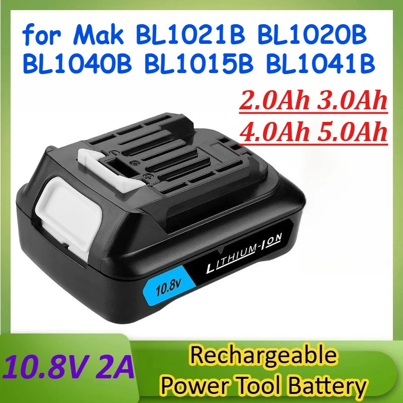 10.8V 5000mAh เปลี่ยนเครื่องมือแบตเตอรี่สําหรับ Mak BL1021B BL1020B BL1040B BL1041B BL1021 BL1015B แ