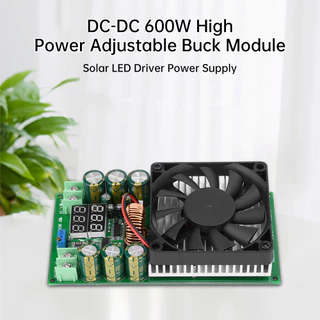 โมดูลลดแรงดันไฟ DC สำหรับโซลาร์เซลล์ แบตเตอรี่ และงานชาร์จ Buck Converter Module ตัวแปลงไฟ Step Down บอร์ดลดโวลต์