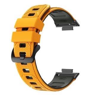 สายซิลิโคนสีคู่ สําหรับ Huawei Watch Fit5 Pro/Fit5/Fit4 Pro/Fit4/Fit3 สายกีฬา 22 มม.
