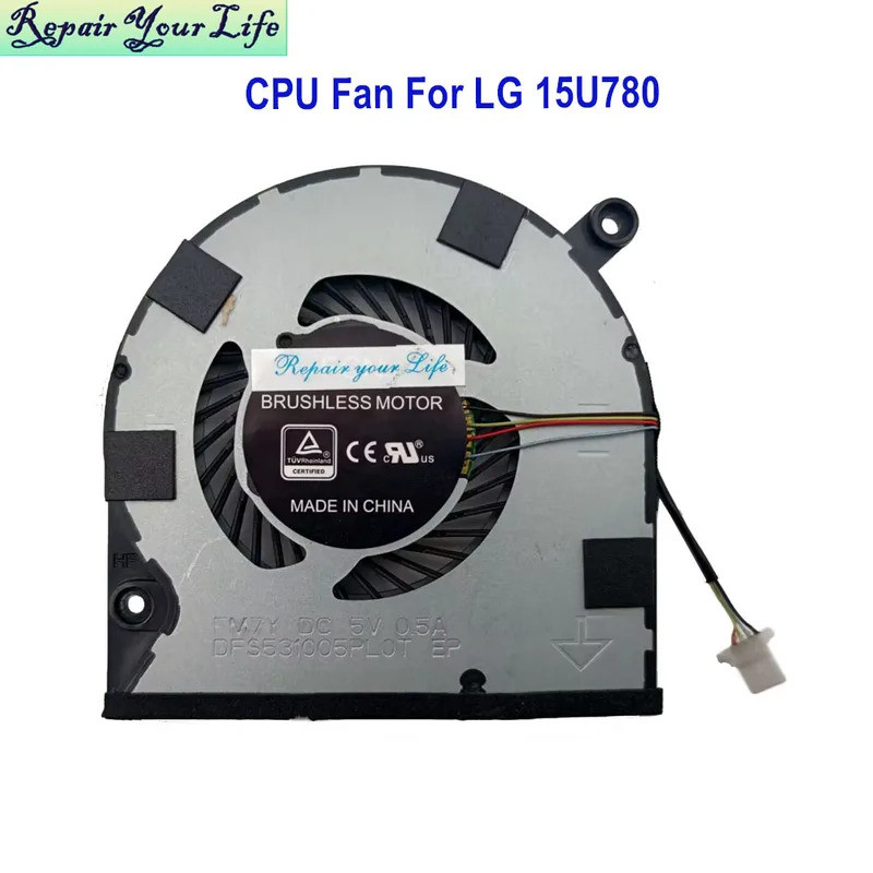 * พัดลม CPU ระบายความร้อนแล็ปท็อปสําหรับ LG 15U780 Ultra Book 15U780-PA70K 15U780-GA56K 15U780-PA50K