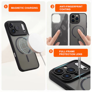 Matte เคสทรศัพท์ For iPhone 17 Pro Max เคส 13 11 15 16 14 12 17promax 17pro 16promax 15promax 16Pro เคสโทรศัพท์มือถือ