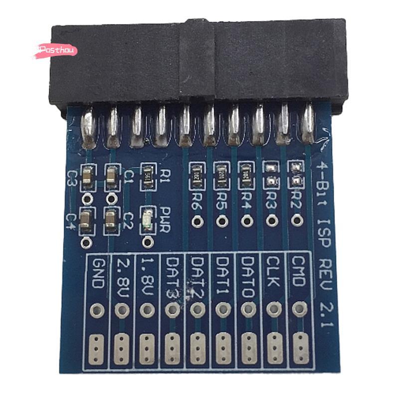 [posthouse]อะแดปเตอร์ใหม่ JTAG , ISP 4-BIT ISP REV 2.1 สําหรับ Easy Jtag Plus Box / เครื่องมือ ESAYJ
