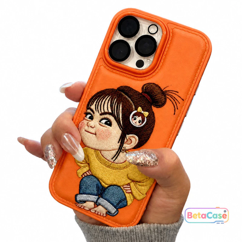 เคสโทรศัพท์ลายการ์ตูนเด็กผู้หญิงอ้วนน่ารัก Case iPhone 17 16 15 14 13 12 11 11 11pro 15plus