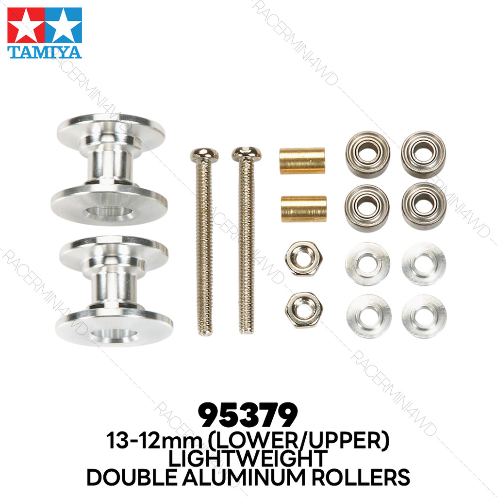 TAMIYA 95379 13-12mm Lightweight Double Aluminum Rollers