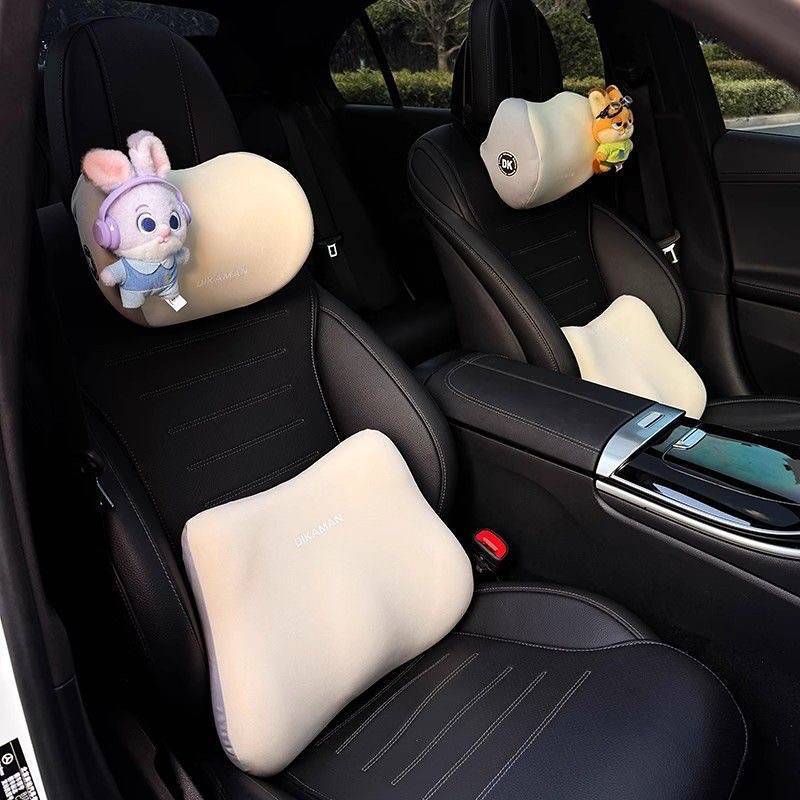 New Zootopia Automotive Headrest Memory Foam Car Seat Neck Pillow Neck Pillow Car Supplies Dm7I