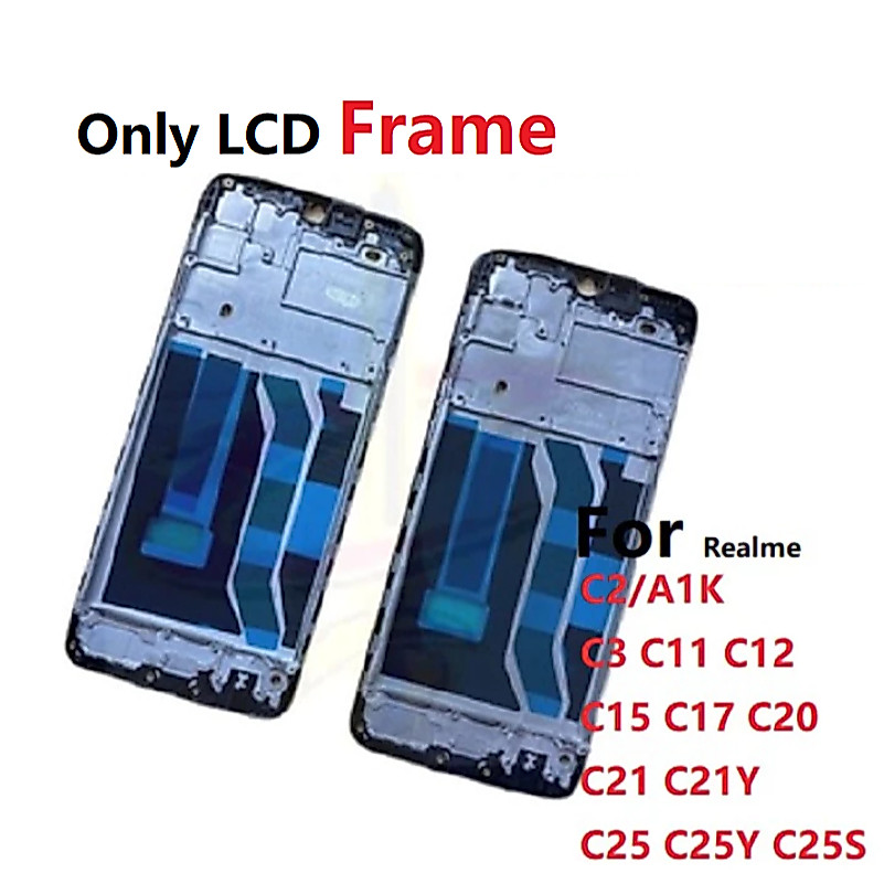 กรอบหน้าจอ LCD(กรอบจอ) Realme C2 C3 C11 C12 C15 C17 C20 C21 C25 C21Y C25Y C25S