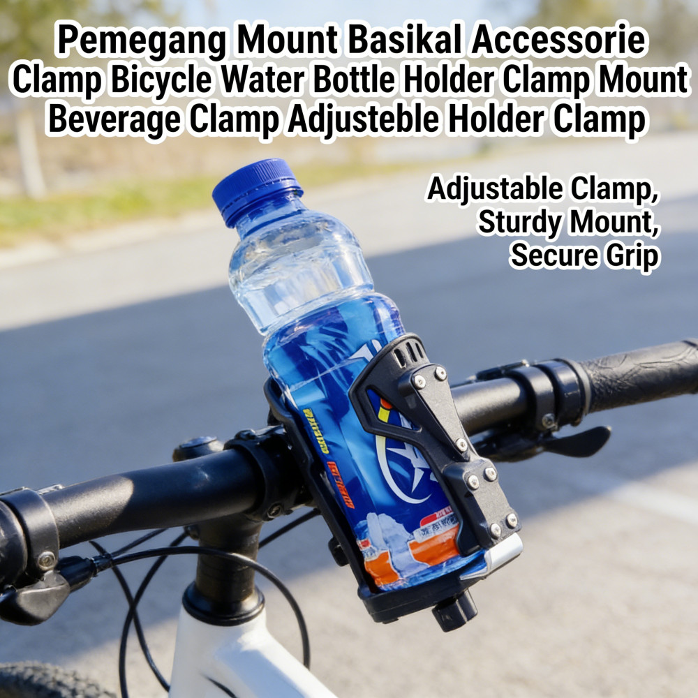 Mount Accessorie ปรับ CLAMP CLAMP CLAMP CLAMP ขวดผู้ถือเครื่องดื่ม Mount รถจักรยานยนต์ Water Clamp