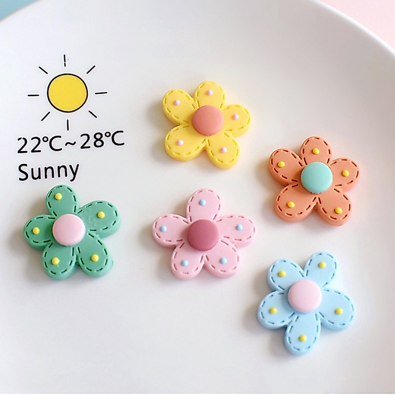 จี้เรซิ่น รูปดอกไม้ ทรงไม่สม่ําเสมอ 5 สี สําหรับทําเครื่องประดับ ต่างหู กิ๊บติดผม เคสโทรศัพท์ DIY 10 ชิ้น ต่อแพ็ค