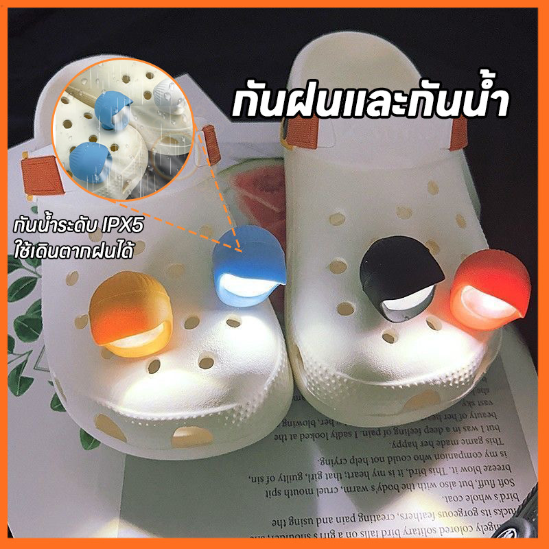 🏃‍♂️ ไฟติดรองเท้า LED กันน้ำ 100% ปรับไฟได้ 2 แบบ ตัวติดรองเท้าแข็งแรง เหมาะสำหรับวิ่งกลางคืน ปลอดภัยสูงสุด