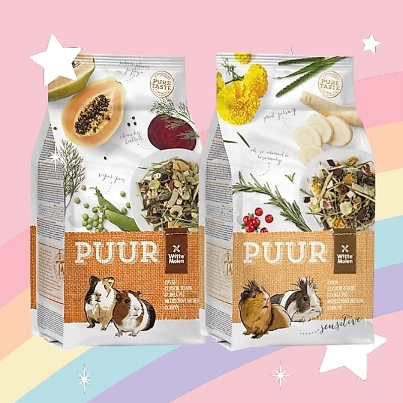 Puur Guinea Sensitive อาหารเพียว อาหารสำหรับหนูแกสบี้
