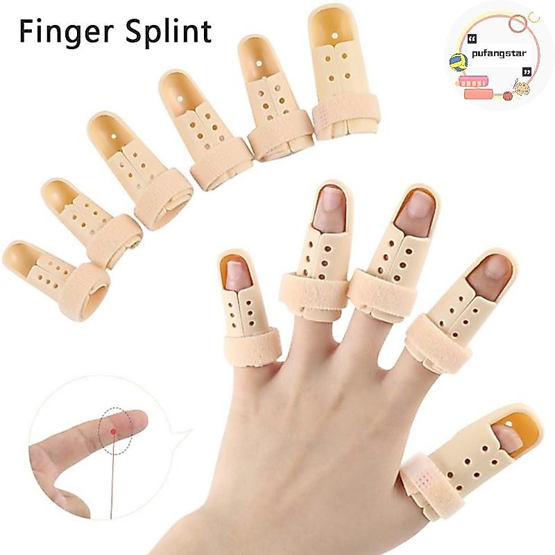 Pufangstar Finger Support Brace Support Finger Protection Mallet Splint Posture Corrector TH