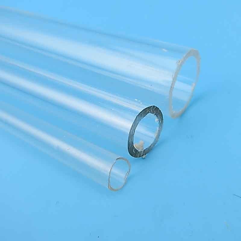 Plexiglass หลอดพลาสติกอะคริลิค Hollow Core Tube อาคารรุ ่ นวัสดุ Rod diy Handmade อุปกรณ ์ เสริม