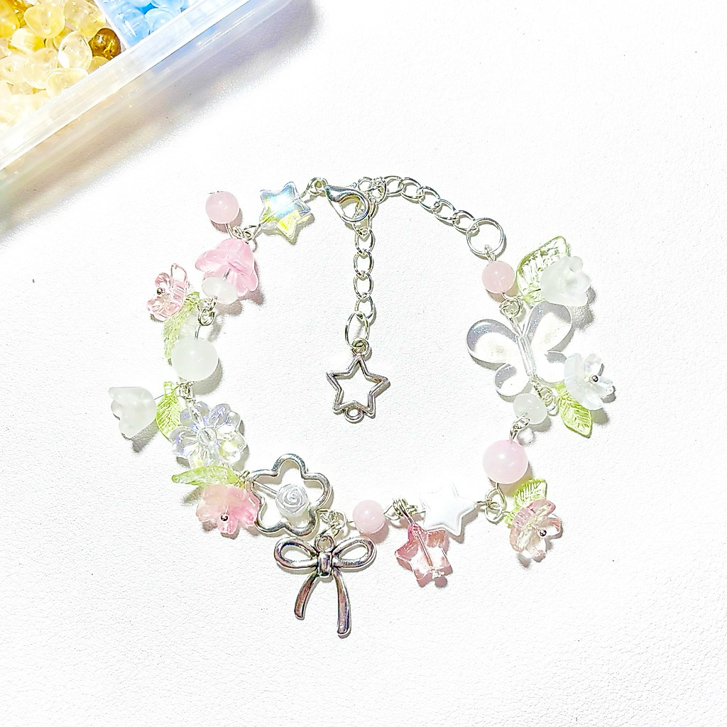 กำไลข้อมืออายพินน่ารักๆปรับระดับได้🌸🌷🌻