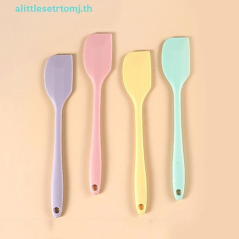 Alittlese ซิลิโคนครีมไม้พายทนความร้อน Non-Stick ไม้พายที่สมบูรณ์แบบสําหรับทําอาหารเบเกอรี่และกวนเครื่องมือครัวเกรดอาหาร TH