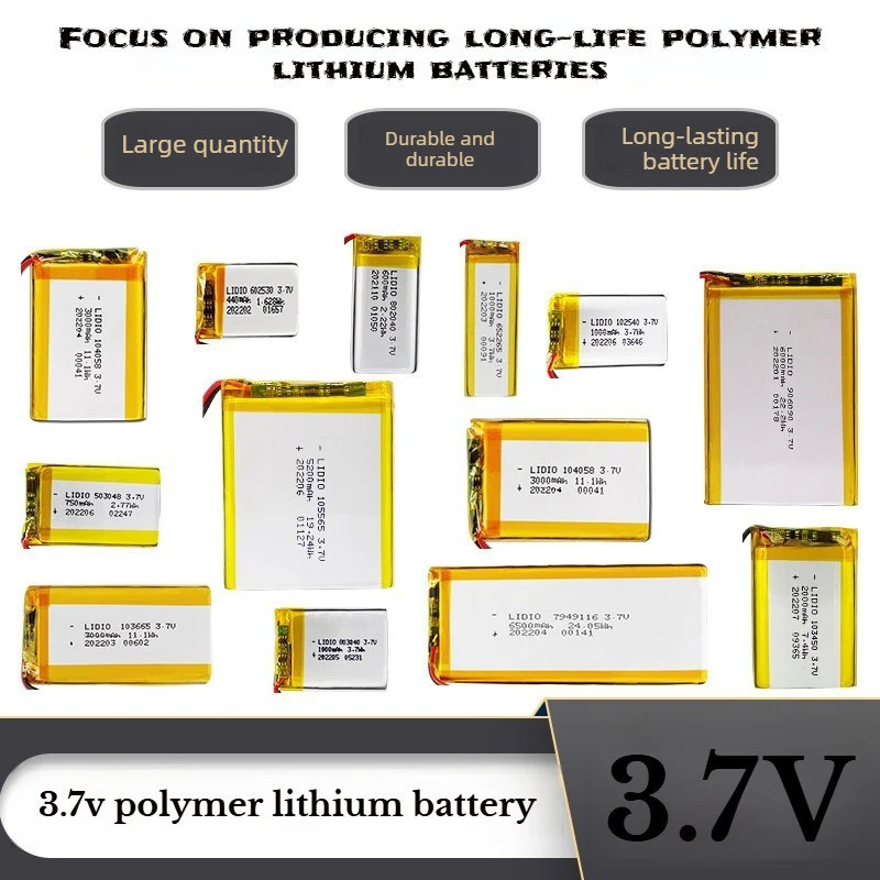3.7V 401230 แบตเตอรี่ลิเธียมโพลิเมอร์ 701230 301230 501230 601230 801230 แบตเตอรี่ Li-ion Lipo แบบชา