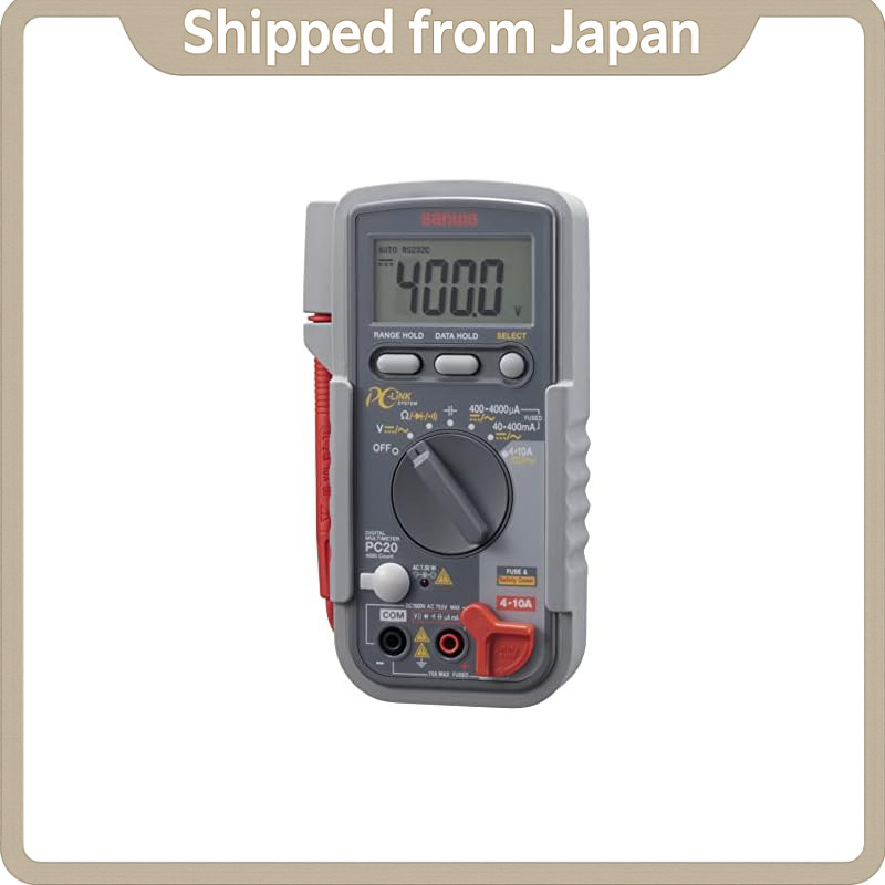 SANWA PC20 Digital Multimeter - Sanwa Electric Instrument Compact Handheld Tester p7x