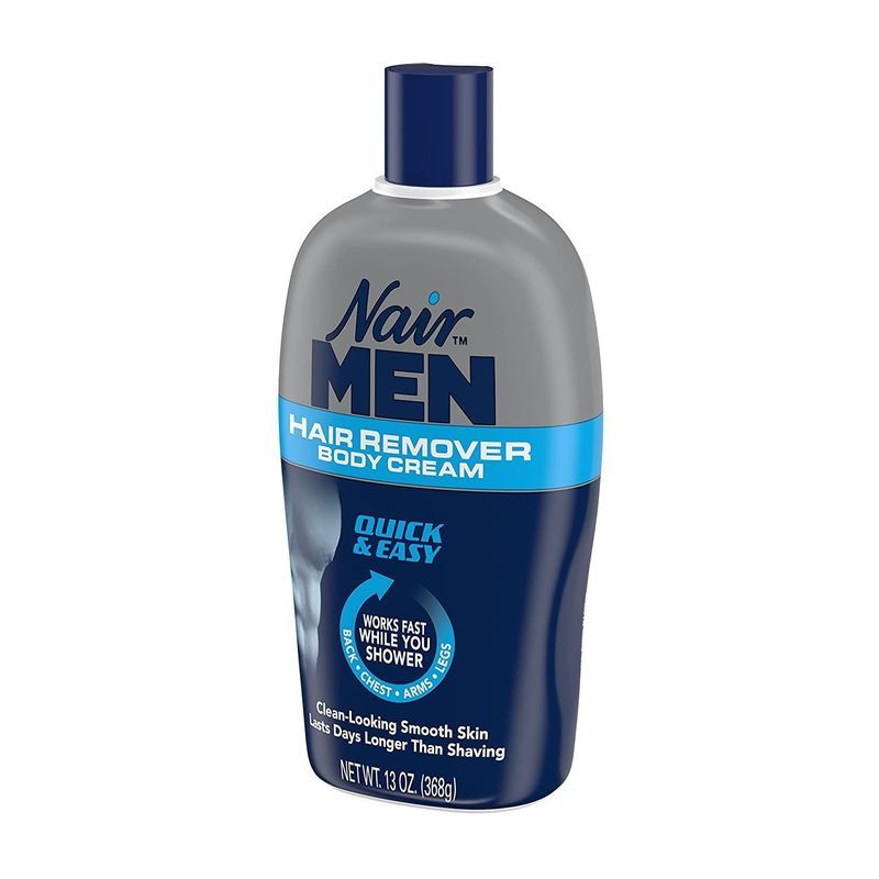 US Direct Mail Nair Nair ครีมกําจัดขนผู้ชายกลับหน้าอกขาแขนไม่เจ็บปวดกําจัดขนอ่อนโยน 368g6.27 tt