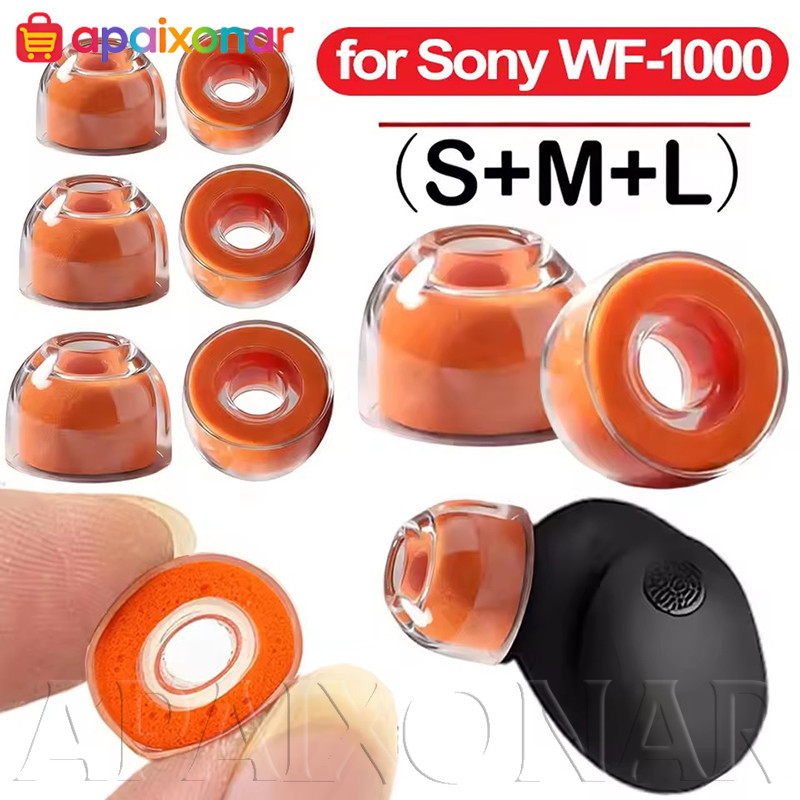 [Happt] เคล็ดลับหูซิลิโคนเหลว - S/M/L - ที่ครอบหูหูฟัง - สําหรับ Sony WF-1000XM6/5/4/3/2 - อุปกรณ์เส