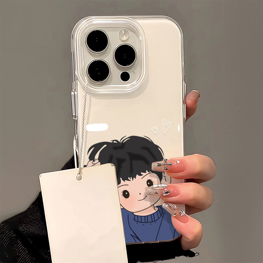 จัดส่งภายในประเทศ เคสโทรศัพท์สีครีม IMD ลายการ์ตูนอนิเมะสุดน่ารักและมีสไตล์ For Galaxy A35 A55 5G A0