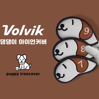 ปลอกหุ้มหัวไม้กอล์ฟ แม่เหล็ก ลายการ์ตูนน้องหมา น่ารัก ป้องกันรอยขีดข่วน ใส่ง่าย ถอดสะดวก สำหรับเหล็ก 4-9, A, S, P Golf C