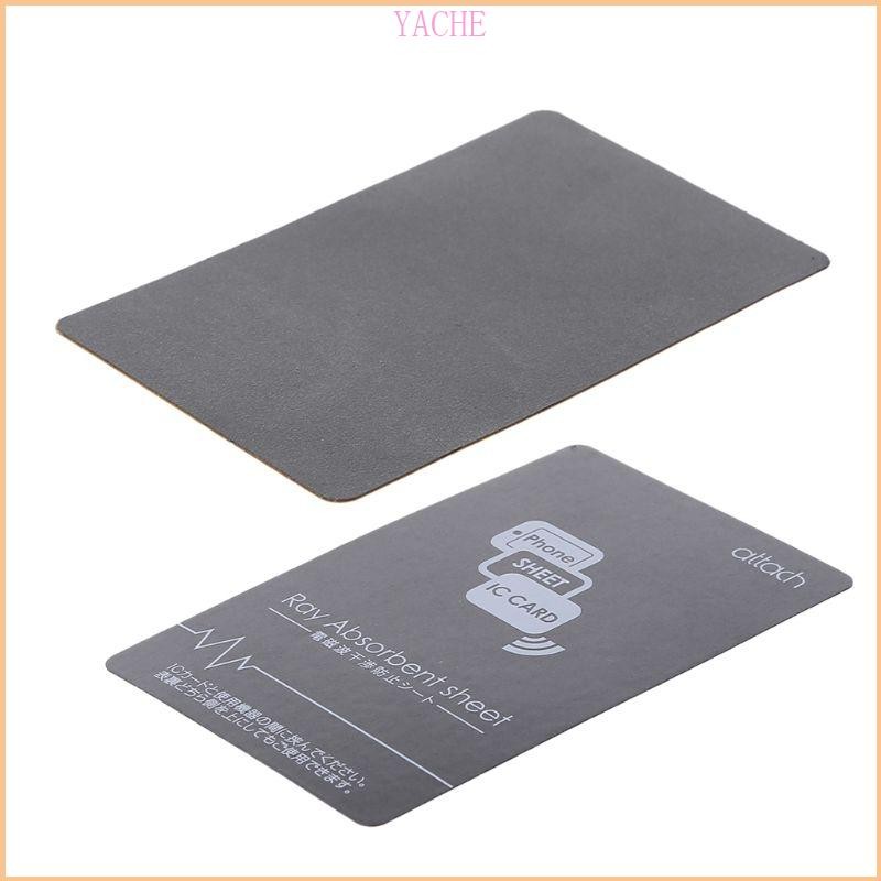 JACHE สติ๊กเกอร์ NFC แม่เหล็กป้องกันโลหะสําหรับการ์ดแท็กกาวสีเทาสําหรับ Prot