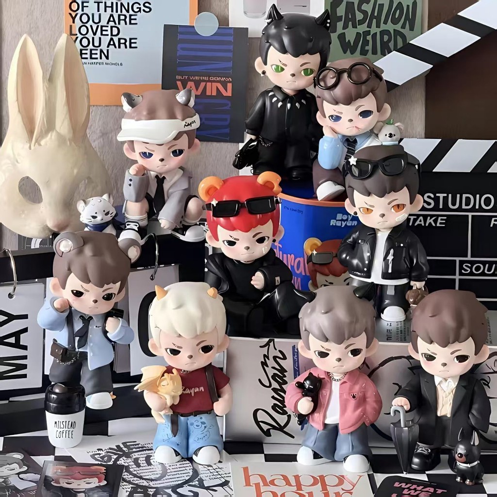 TNTSPACE Boy Ryan v4 "ได้รับสะสมวัฒนธรรมป๊อปของนักเล่นเกม ของขวัญเด็กผู้ชาย ตุ๊กตาตกแต่ง"