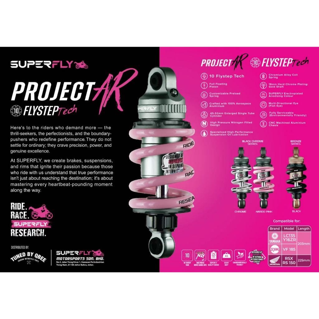 SuperFly Monoshock Project AR Super Shock Y15 Y16 LC135 (203MM)