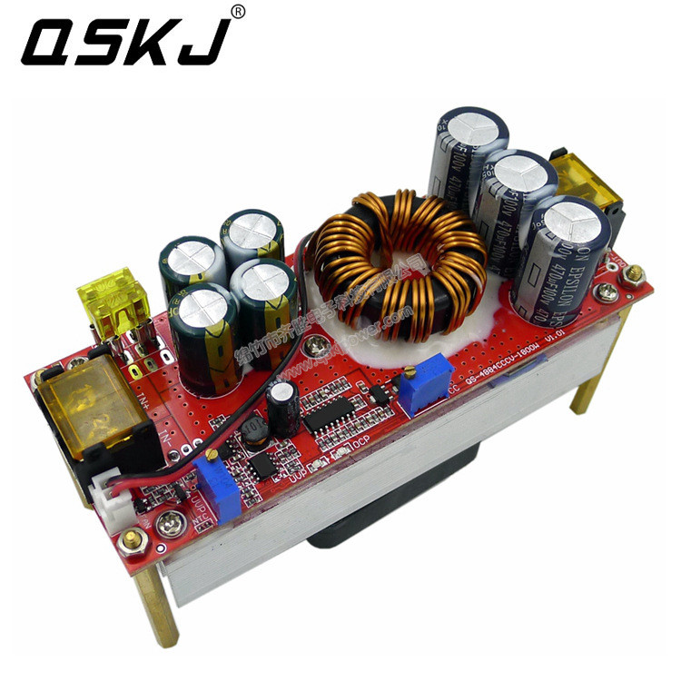 1200W 20A กระแสไฟสูง DC-DC DC กระแสไฟคงที่ Booster โมดูลไฟ Booster
