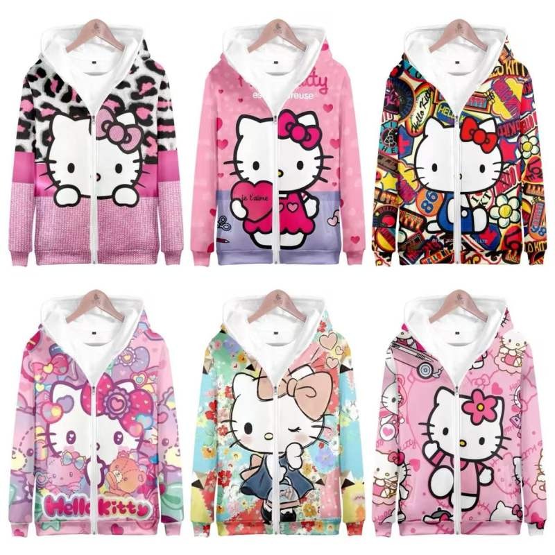 【100-170】Hello kitty jacket for kids kitty jacket k2N