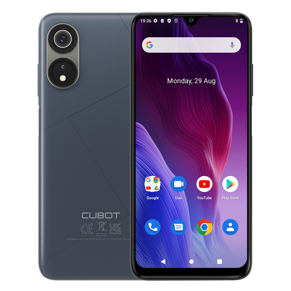 Cubot P60 Android 12 4G สมาร์ทโฟน 6.517 นิ้ว 6GB RAM128GB ROM MT6765 Octa-Core 5000mAh แบตเตอรี่ 20M