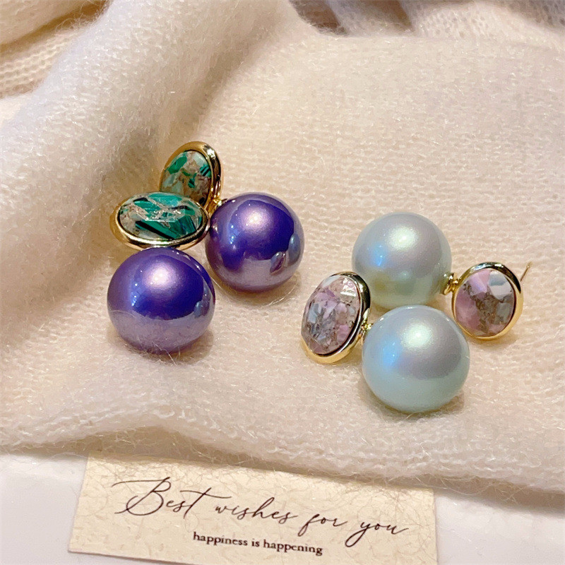 เข็มเงินเซอร์amic S925 แบบใหม่ เพชรสังเคราะห์ ต่างหู สไตล์หรูหราแต่ง่ายต่อการสวมใส่