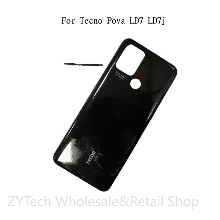 ฝาครอบแบตเตอรี่สําหรับ Tecno Pova LD7 LD7j ด้านหลังประตูด้านหลังกรณี