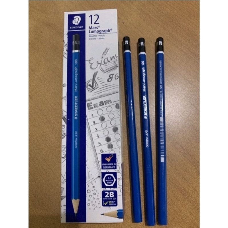 1 แพ็ค STAEDLER 2B คอมพิวเตอร์ EXAM PENCIL (12 ชิ้น)