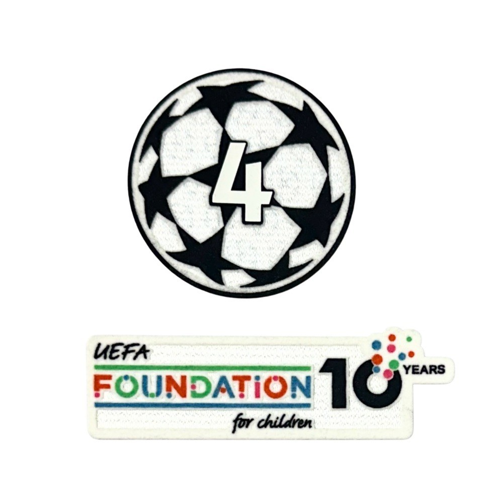 OFFICIAL 2025-26 UEFA UCL Starball BOH 4 + Foundation 10 Years Anniversary Patch